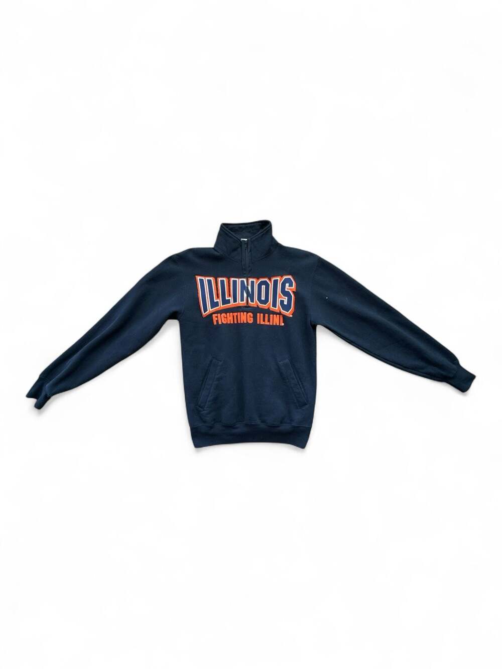 Champion Illinois Fighting Illini Eco Fleece Quarter Zip Sweatshirt